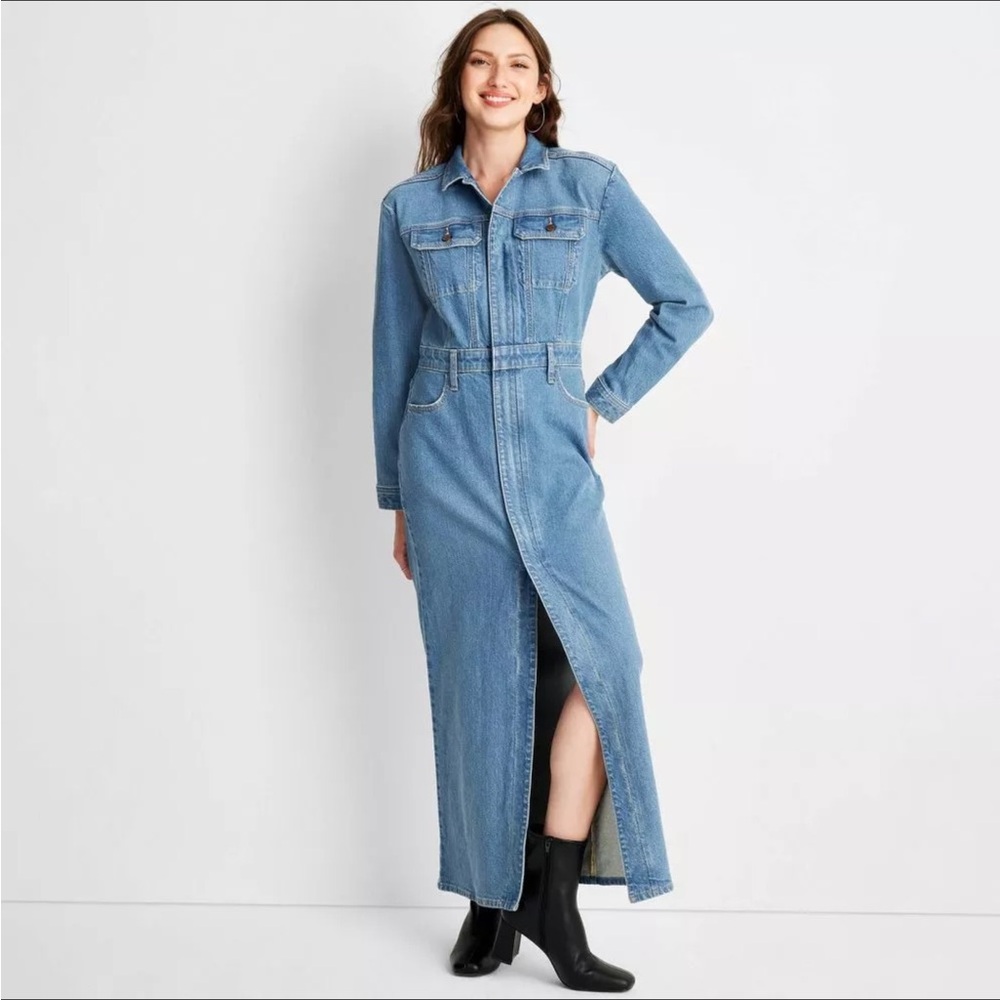 Universal Thread Denim Maxi Dress